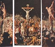 HEEMSKERCK, Maerten van Crucifixion (Triptych) f France oil painting reproduction